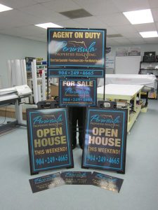 custom outdoor real estate signs